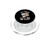 Caffè e il mio bradipo Pilosa Folivora Bradipo dalla gola bruna PopSockets PopGrip per MagSafe