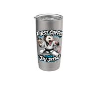 Caffè E Jiu-jitsu: Una Combinazione Divertente - Opposum Jiu Bicchiere termico in acciaio inox doppia parete