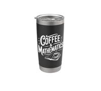 Caffè e Matematica Bicchiere termico in acciaio inox doppia parete