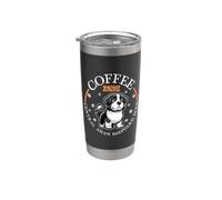 Caffè e Ovcharka dell'Asia Centrale Bicchiere termico in acciaio inox doppia parete