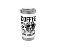 Caffè E San Bernardo Divertente San Bernardo Bicchiere termico in acciaio inox doppia parete