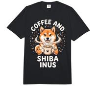 caffè E Shiba Inus Comfort Colors Adult Heavyweight T-Shirt