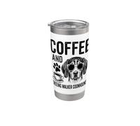 Caffè E Treeing Walker Coonhound Bicchiere termico in acciaio inox doppia parete