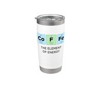 CAFFÈ Elemento di Energia Tavola periodica divertente degli elementi Bicchiere termico in acciaio inox doppia parete