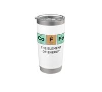 CAFFÈ Elemento di Energia Tavola periodica divertente degli elementi Bicchiere termico in acciaio inox doppia parete