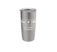 CAFFÈ Elemento di Energia Tavola periodica divertente degli elementi Bicchiere termico in acciaio inox doppia parete