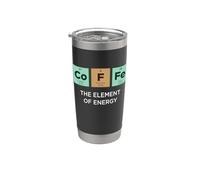 CAFFÈ Elemento di Energia Tavola periodica divertente degli elementi Bicchiere termico in acciaio inox doppia parete