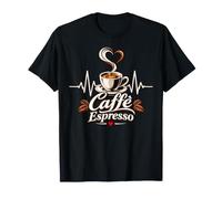 caffè Espresso con Tazza E Cuore Arte per Amanti del caffè Maglietta
