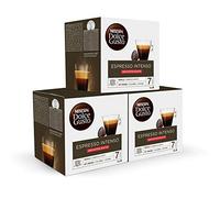 Caffè Espresso Intenso Decaffeinato NESCAFÉ Dolce Gusto, Confezione da 3 x 16 Capsule - Totale: 48 Capsule Caffè
