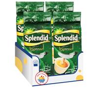 Caffè Espresso Macinato Intenso - Aroma Ricco e Persistente - Confezione da 250g kit con Spugna Brandizzata SPESA & RISPARMIO Inclusa - Variazioni 4/8/12 Pezzi (4, 250g)