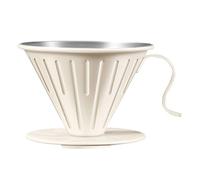 Caffè Filtro Metodo Doccia - Filtro per caffè riutilizzabile doppio schermo a maglia fine, imbuto riutilizzabile portatile per casa e famiglia che caffè macinato a mano
