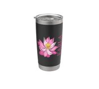 Caffè Fiore Personalizzato Karla Nome Donne Mamma Bicchiere termico in acciaio inox doppia parete