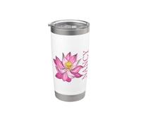 Caffè Fiore Personalizzato Nancy Nome Donne Mamma Bicchiere termico in acciaio inox doppia parete