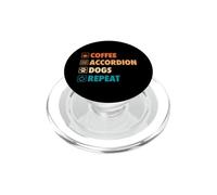 Caffè Fisarmonica Cani Ripetere Vita Semplice Icone Di Base PopSockets PopGrip per MagSafe