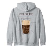 caffè Freddo Cold Brew Latte d'avena Sciroppo di Vaniglia Ghiaccio Felpa con Cappuccio