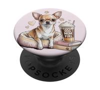 Caffè freddo delle mamme dei cani e cuccioli PopSockets PopGrip Adesivo