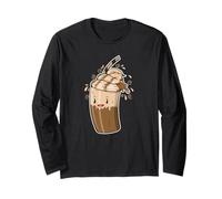 caffè Freddo e frappè al Cioccolato Sono Felici Maglia a Manica
