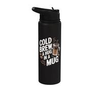 Caffè freddo Un abbraccio in una tazza Stainless Steel Insulated Water Bottle