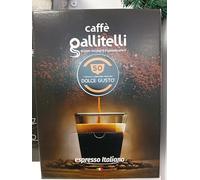 Caffè Gallitelli Espresso Italiano, Capsule Compatibili con Nescafe Dolce Gusto, Confezione da 50 Capsule