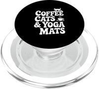 Caffè Gatti e Yoga Mats Zen Vibes per gli amanti dei gatti PopSockets PopGrip per MagSafe