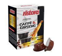 CAFFÈ GINSENG RISTORA - 16 CAPSULE COMPATIBILI A MODO MIO da 8.5g