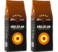 Caffè Guglielmo 5 Stelle in grani - Due confezioni da 1 Kg Calabria