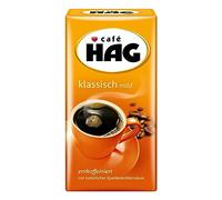 Caffè Hag Classico Leggero, Aroma Pieno, Senza Caffeina, 10 x 500g