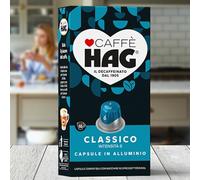 Caffè HAG Decaffeinato DEK Espresso Classico - 200 Capsule in Alluminio Compatibili con Macchine Nespresso - Intensità 6 -DD-