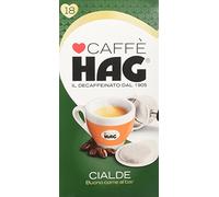 CAFFE' HAG Espresso Decaffeinato Cialde Monodose, 18 Pezzi