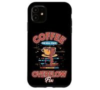 Caffè Il vero Stack Overflow Fix Dev Meme Custodia per iPhone 11