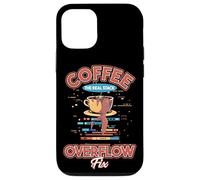 Caffè Il vero Stack Overflow Fix Dev Meme Custodia per iPhone 12/12 Pro