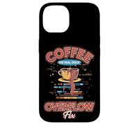 Caffè Il vero Stack Overflow Fix Dev Meme Custodia per iPhone 14