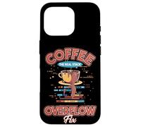Caffè Il vero Stack Overflow Fix Dev Meme Custodia per iPhone 16 Pro