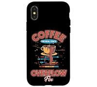 Caffè Il vero Stack Overflow Fix Dev Meme Custodia per iPhone X/XS