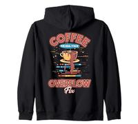 Caffè Il vero Stack Overflow Fix Dev Meme Felpa con Cappuccio