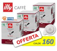 Caffè ILLY Cialde Carta ESE 44 → Caffe Gusto CLASSICO, INTENSO e DECAFFEINATO