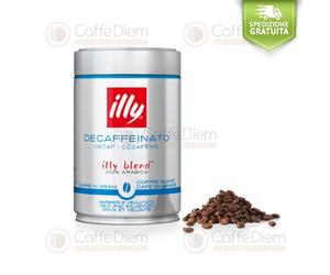 Caffè illy in Grani Tostato DEK Decaf 1Kg illy Grani 4 Barattoli da 250 grammi