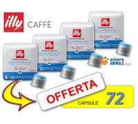 Caffè ILLY IPERESPRESSO → 72 / 108 / 216 / 324 Capsule Caffe Deka, Decaffeinato