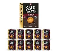 Caffè in Capsule Alluminio - Caffè Royal Pro | 10 x 36 - Compatibili con macchine da caffè Nespresso®* Alu per uso domestico - Sapore Ristretto
