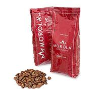 Caffè in Grani - Miscela Morola Rosso - Sacchetto da 1000g - Confezione da 1Kg con Valvola Monodirezionale per una Migliore Conservazione