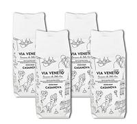 Caffè in grani Via Veneto miscela Casanova 500 gr 4 pezzi Made in Italy