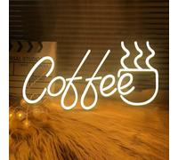 Caffè Insegna al Neon Dimmerabile LED Segno Caffè per Business Coffee Bar Neon Sign Accessori Si Illuminano per la Decorazione Della Parete Alimentato USB Neon Coffee Segni per Caffè Stazione