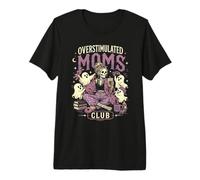caffè iperstimolato per Bambini Moms Club Spooky Season Ghost Maglietta Premium