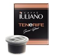 Caffè Iuliano OMAGGIO 100 Bicchierini + 100 Capsule TENERIFE SPECIAL BLEND Compatibili UNO SYSTEM ® MISCELA: 30% Arabica - 70% Robusta TOSTATURA: Media