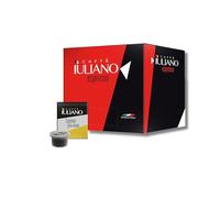 Caffè Iuliano OMAGGIO 100 Bicchierini + Gran Aroma, 100 Capsule, Compatibili con macchine UNO SYSTEM, Miscela 10% Arabica - 90% Robusta, Tostatura Media
