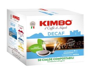 CAFFE' KIMBO 200 CIALDE-MISCELA DECAFFEINATA- CIALDE FILTRO CARTA 44MM DEK