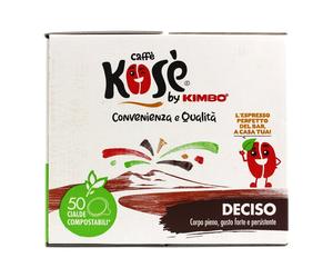 CAFFE' KOSE' AUDACE KIMBO 100 CIALDE CIALDA MISCELA GUSTO DECISO 6BZB5