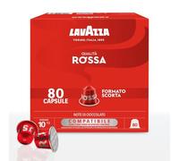 Caffè Lavazza QUALITA' ROSSA, 240 Capsule in Alluminio Compatibili con Macchine Nespresso, Arabica e Robusta, Intensità 10/13, Tostatura Media -DD-