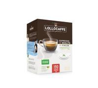 150 CIALDE filtrocarta ese 44 mm LOLLO CAFFE MISCELA NERA + KIT ACCESSORI