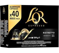 Caffè L'OR Espresso RISTRETTO - 200 Capsule in Alluminio - Intensità 11 - Compatibili con Macchine Nespresso -DD-
